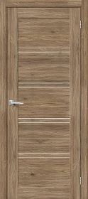 Межкомнатная Дверь с Экошпоном Bravo Браво-28 Original Oak / Magic Fog 900x2000мм (Полотно 1шт) / Браво.