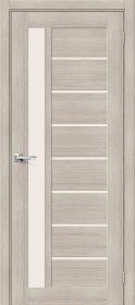 Межкомнатная Дверь с Экошпоном Bravo Браво-27 Cappuccino Melinga / Magic Fog 900x2000мм (Полотно 1шт) / Браво.