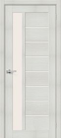 Межкомнатная Дверь с Экошпоном Bravo Браво-27 Bianco Melinga / Magic Fog 700x2000мм (Полотно 1шт) / Браво.