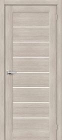 Межкомнатная Дверь с Экошпоном Bravo Браво-22 Cappuccino Melinga / Magic Fog 800x2000мм (Полотно 1шт) / Браво.