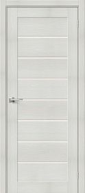 Межкомнатная Дверь с Экошпоном Bravo Браво-22 Bianco Veralinga / Magic Fog 800x2000мм (Полотно 1шт) / Браво.*