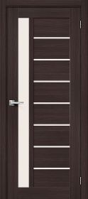 Межкомнатная Дверь с Экошпоном Bravo Браво-27 Wenge Melinga / Magic Fog 600x2000мм (Полотно 1шт) / Браво.