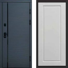 Входная дверь Termo-door Графит line Гранд Белый Софт