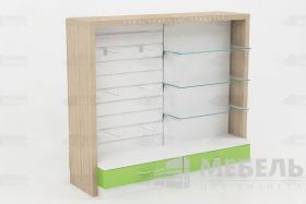 Стеллаж для аптеки островной открытый