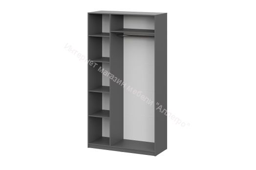 Шкаф ШК 5 (1200) Графит Серый