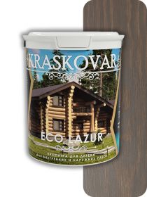 Пропитка для Дерева Kraskovar Eco Lazur Палисандр 0,9л / Красковар