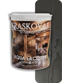 Лак-Антисептик для Дерева и Камня Kraskovar Aqua Lacquer Черныи? Сапфир 2л / Красковар