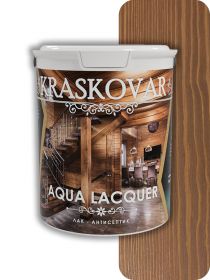 Лак-Антисептик для Дерева и Камня Kraskovar Aqua Lacquer Моккачино 2л / Красковар