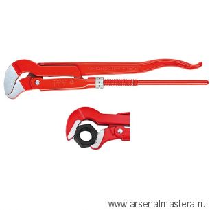 Ключ трубный 245 мм, 1/2", S-образные губки, зев 35 мм KNIPEX KN-8330005