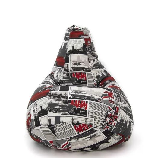 Кресло-мешок (груша) ЯГУАР из жаккарда