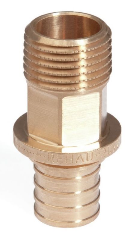 Rehau RX+ 16-R 1/2" переходник с НР наружной резьбой (14563111001)