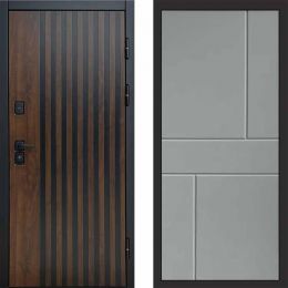 Входная дверь Termo-door КАНТРИ Горизонт Грей Софт