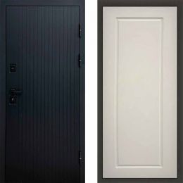 Входная дверь Termo-door Твист BLACK Гранд Слоновая Кость