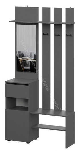 Вешалка с зеркалом Денвер