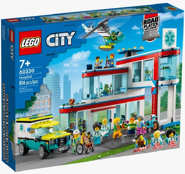 Конструктор LEGO City Community 60330 Больница, 816 дет.