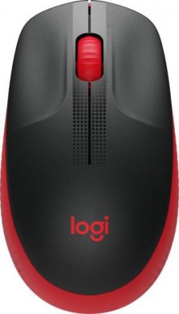 Мышь беспроводная Logitech M190 Black/Red (910-005915)