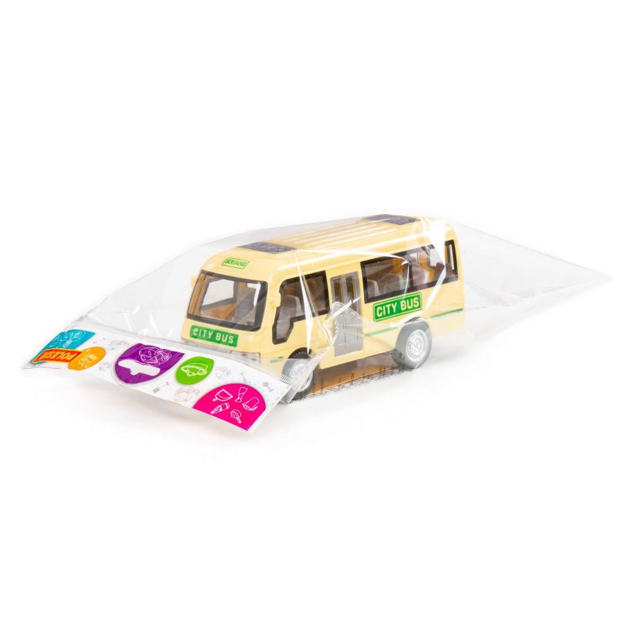 "Городской автобус", автомобиль инерционный (со светом и звуком) (в пакете)