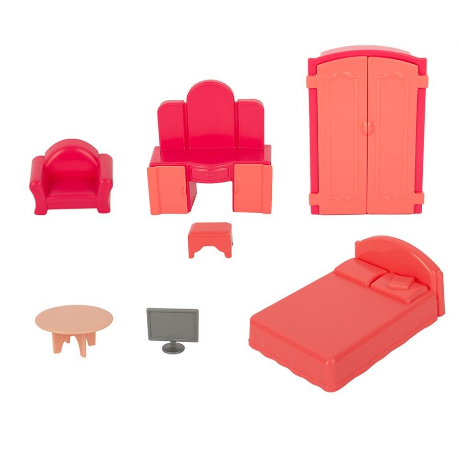 Набор мебели для кукол «Спальня»