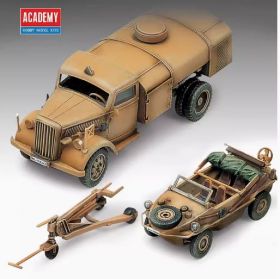 Academy 13401 Немецкие топливозаправщик и лёгкая амфибия Швимваген, 1:72