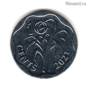 Эсватини 10 центов 2021