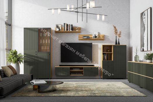 Полка навесная Милан Дуб Золотой