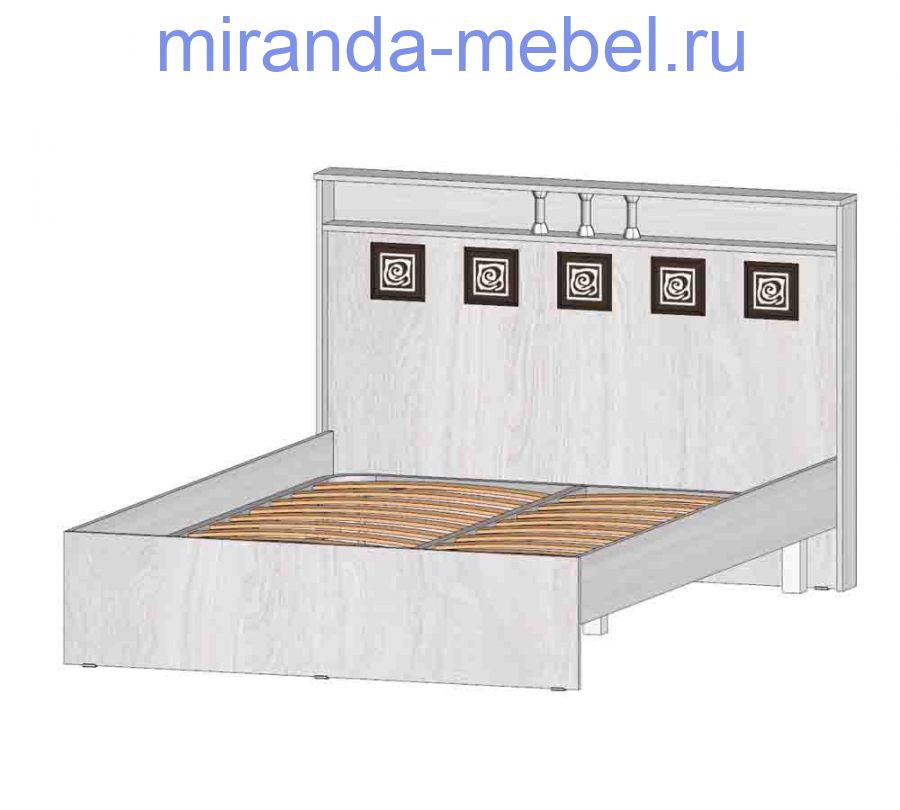 Кровать 2-х спальная Коста-Рика 1400