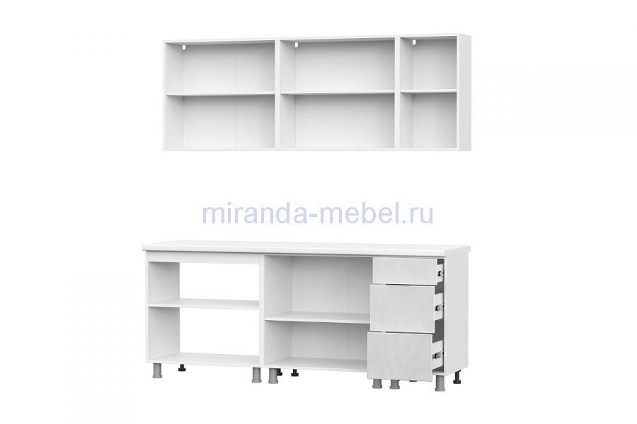 Кухонный гарнитур Модерн New (2,0м) (МДФ) (без столешниц)