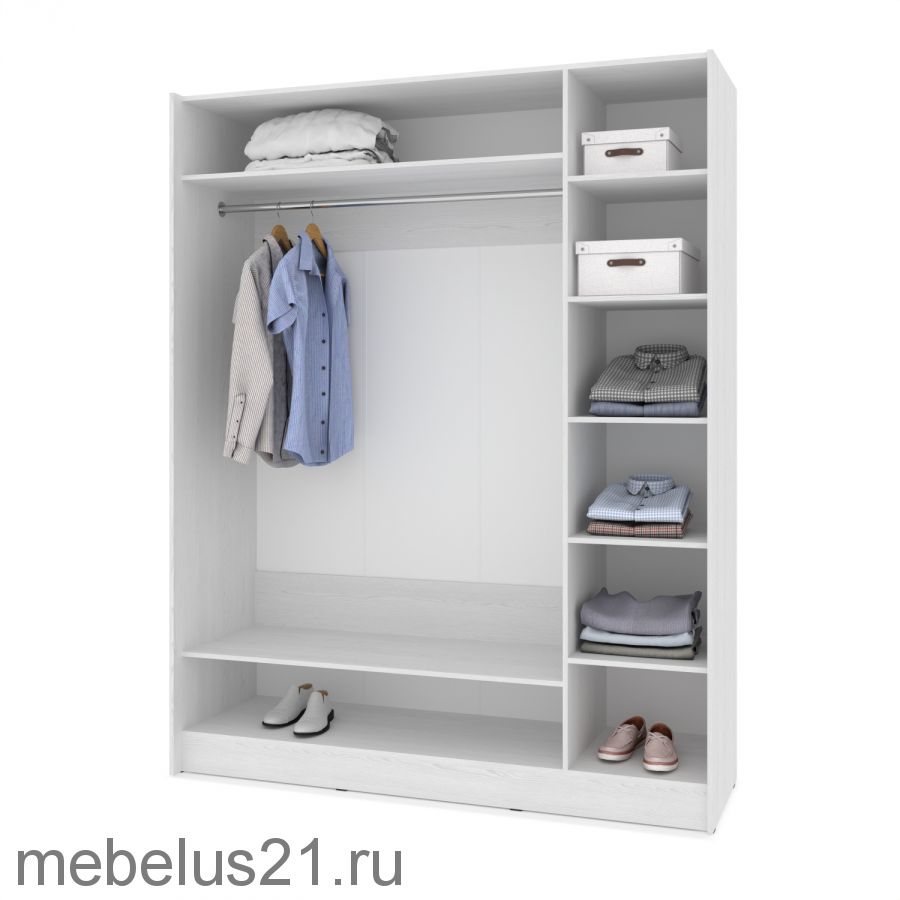 Шкаф купе с зеркалом Браун 180