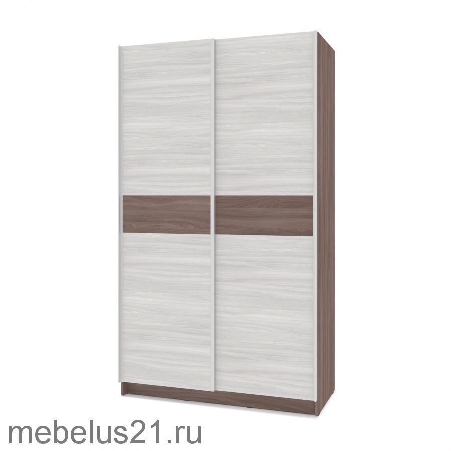 Шкаф купе Браун со вставкой 1400