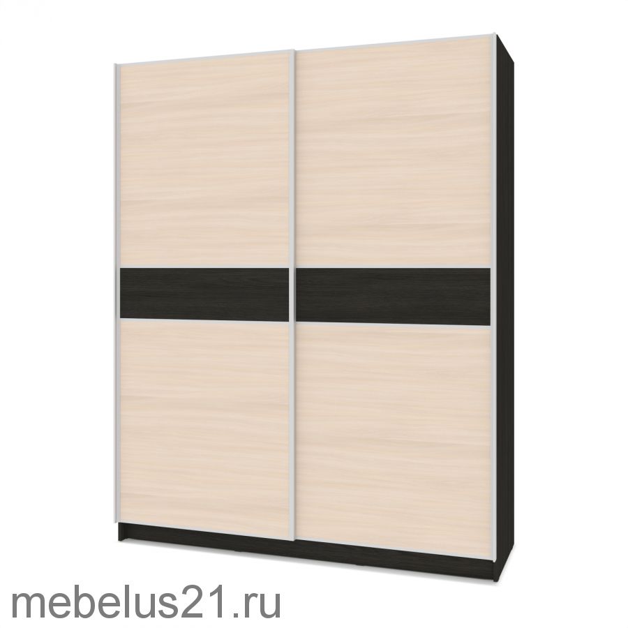 Шкаф купе Браун со вставкой 1600