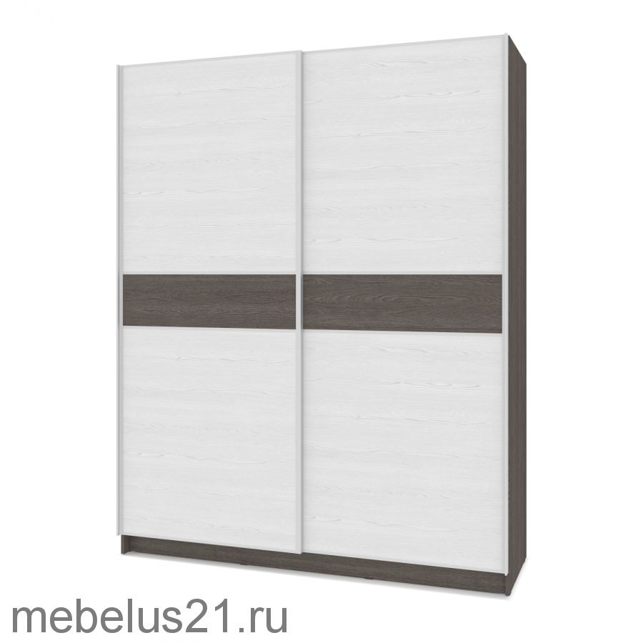 Шкаф купе Браун со вставкой 1600