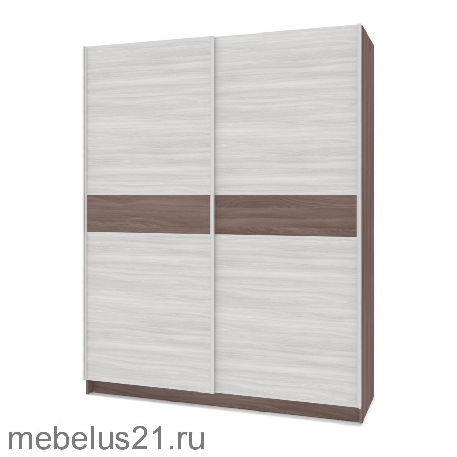 Шкаф купе Браун со вставкой 1700