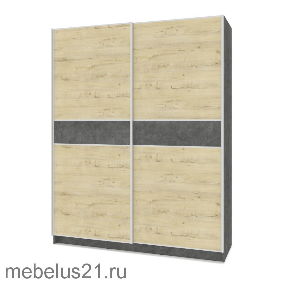 Шкаф купе Браун со вставкой 1700