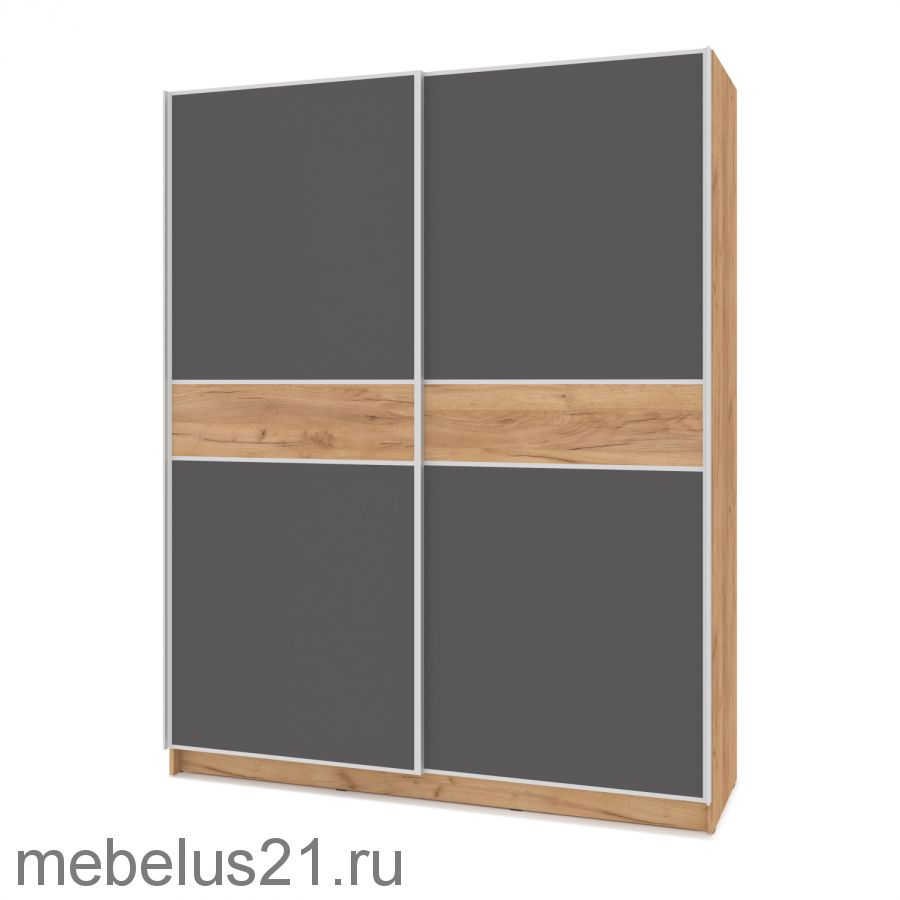 Шкаф купе Браун со вставкой 1800