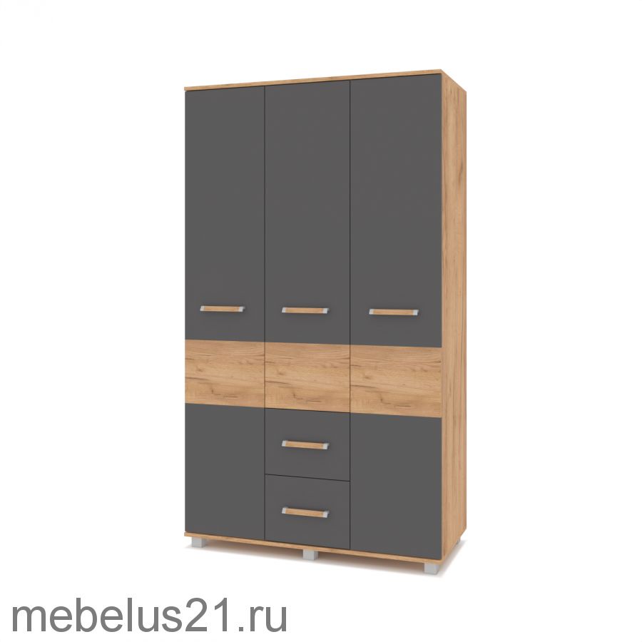 Шкаф 3-х створчатый Виора В-34