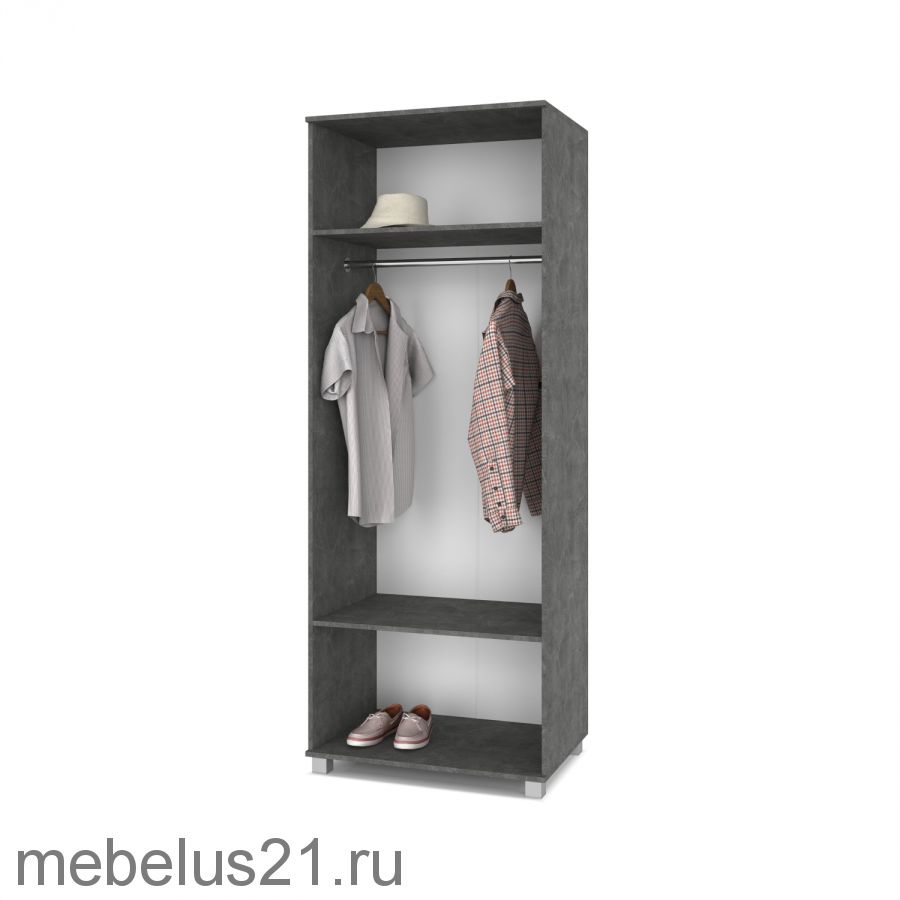 Шкаф 2-х створчатый с зеркалом  Ева Е-22