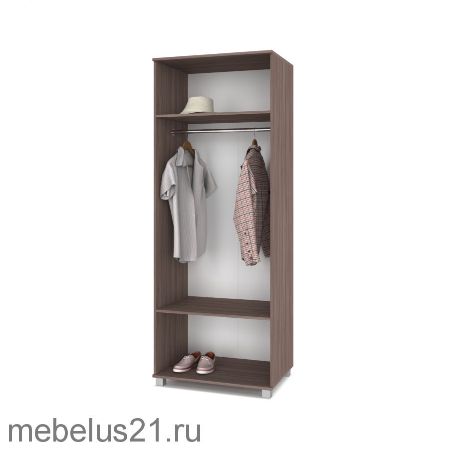 Шкаф 2-х створчатый с зеркалом  Ева Е-22