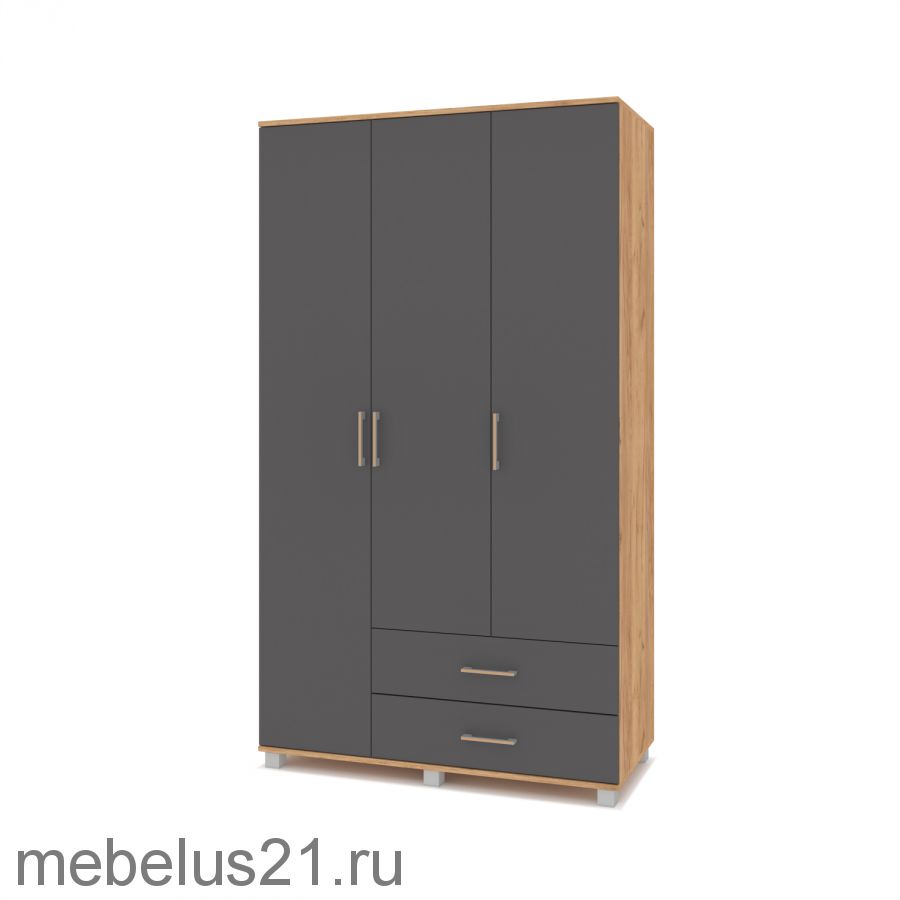 Шкаф 3-х створчатый Ева Е-33