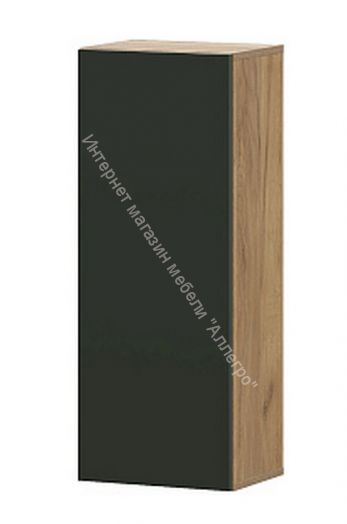 Шкаф навесной Милан Дуб Золотой/Олива Софт