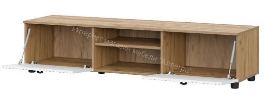 Гостиная Дуб Золотой/Белый Матовый