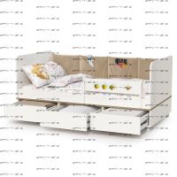 Кровать детская с ящиками Эйп