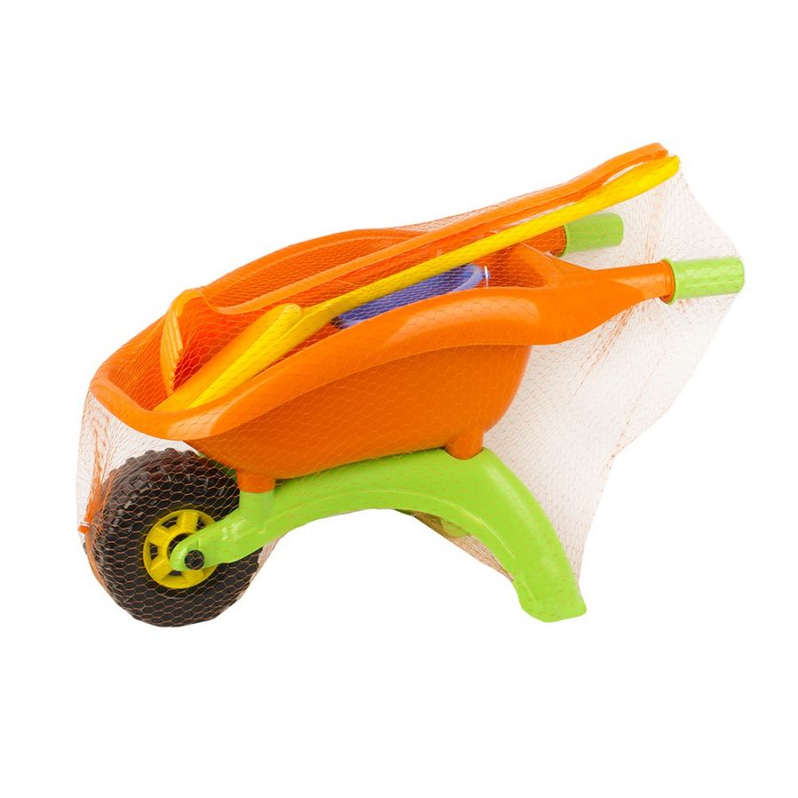 Набор «Садовод» (тачка детская, грабли, лопатка, ведро 1,35л)