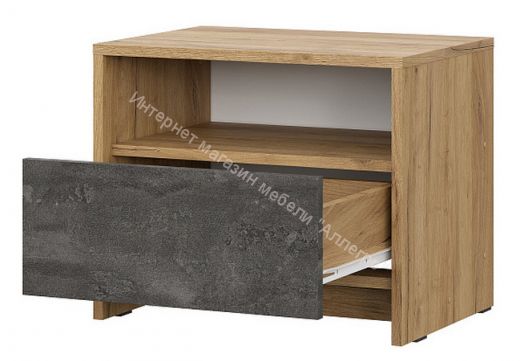 Спальня МСП 1 Дуб Золотой/Камень темный