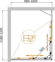 Душевой угол CEZARES MOLVENO-AH-21-100+20-C-Cr-IV схема 2