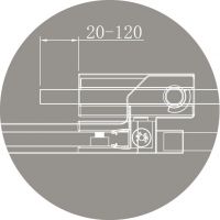 Душевой уголок CEZARES SLIDER-AH-1-100-80/90-GRIGIO схема 10