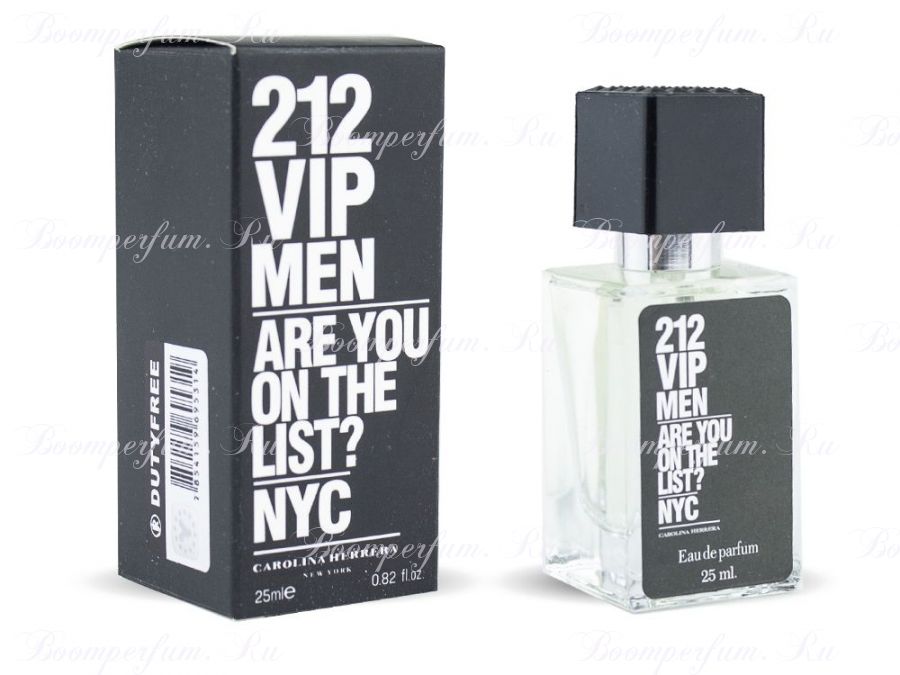 Мини-тестер Carolina Herrera 212 VIP Men, Edp, 25 ml