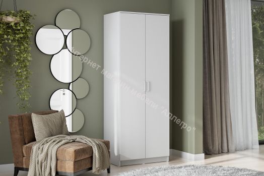 Шкаф ШК 2 Белый текстурный