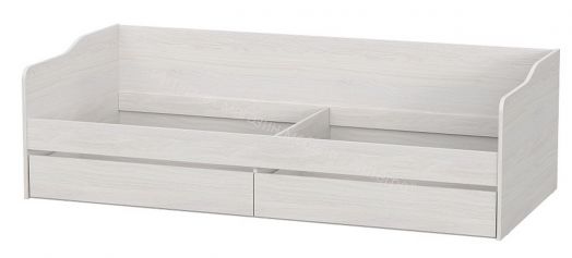 Кровать КР 1 универсальная Серия 2 с настилом Лайт Ясень Анкор Светлый