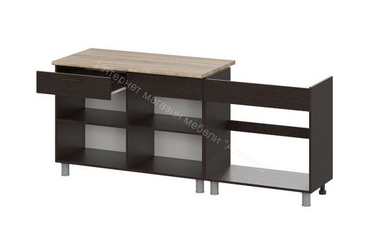 Кухонный гарнитур Босфор (2м) Дуб Венге/Дуб Сонома