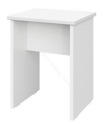 Табурет №4 Белый Текстурный (2 шт. в 1 упак.)